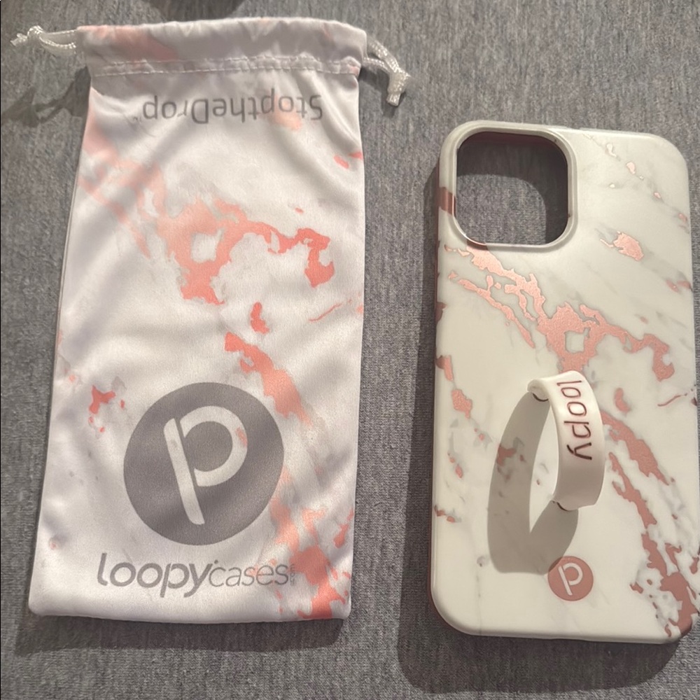Loopy Case White and Pink Artistic iPhone Case